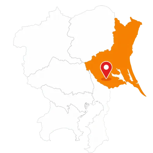 関東の地図